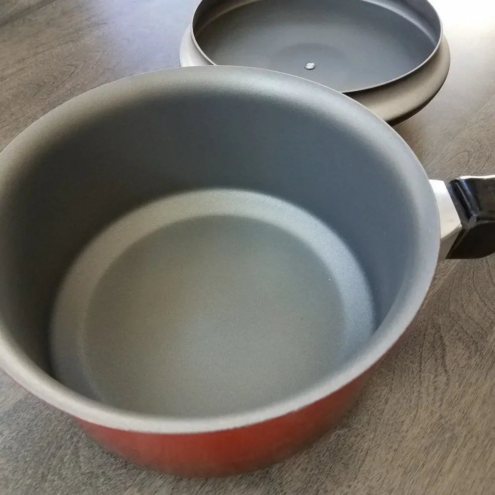 NEW Non-stick enemel covered pot with lid